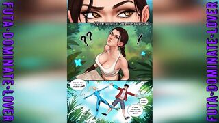 [2D Comic] Futa Waifunator Part 5 - Tomb Raider