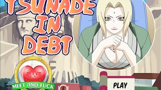 Tsunade paying the debt with her pussy
