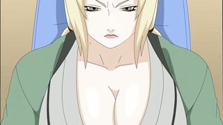 Tsunade paying the debt with her pussy