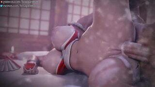 King of Fighters - Mai Shiranui Sexy Ass Filling With Cum (Sound)