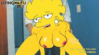 ADULT LISA SIMPSON PRESIDENT - 2D Cartoon Real Hentai #2 DOGGYSTYLE Big ANIMATION Ass Booty Cosplay