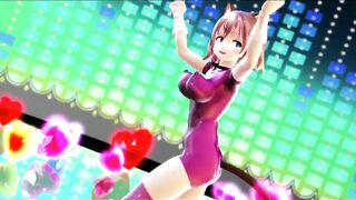 Mmd R18 Shot Chan Pink Latex Suit Hot and Sexy 3d Hentai
