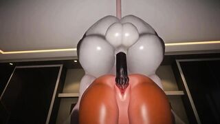 Furry Babe with Huge Ass Takes Big Hard Futa Furry Dick 3D Porn Game Yiffalicious