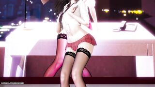 [MMD] Lisa - Swalla StripVers. Tifa Lockhart 3D Erotic Dance