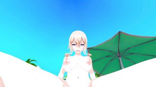 JEAN Swimsuit Genshin Impact 3D HENTAI 8/8