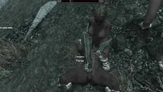 The Main Character of the Game Licks Female Pussy Perfectly | Skyrim Sex Mods