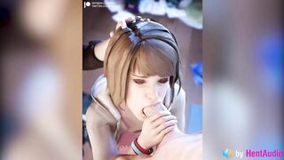 Chloe uses Max's Mouth (with ASMR Sound) Life is Strange LiS 3d Animation Hentai Anime Loop