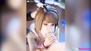Chloe uses Max's Mouth (with ASMR Sound) Life is Strange LiS 3d Animation Hentai Anime Loop
