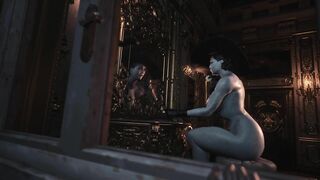 Resident Evil 8 - Peeping Big Booty Nude Lady Dimitrescu Resident Evil Village: Rest while you can