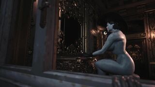 Resident Evil 8 - Peeping Big Booty Nude Lady Dimitrescu Resident Evil Village: Rest while you can