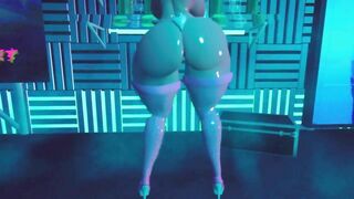 Skyrim THICC Bunny at the Club
