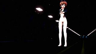 Mmd R18 Maho Nishizumi Fuck during her Monthly Period 3d Hentai all Men Cum inside her Pussy