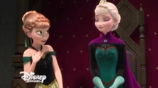 Princess Anna and Lesbian Sex with a Big-breasted Woman | Disney Princess