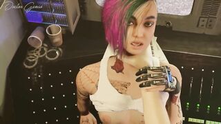 Judy Gets her Pussy Filled by a Big Cock - CyberPunk 2077 - 3D Porn Animation
