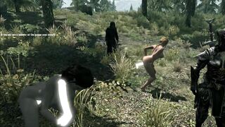 Fucked herself with Magic | Playing Skyrim Adult Mods