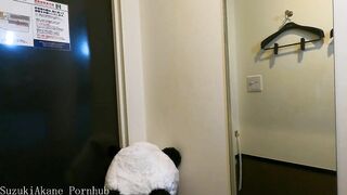Panda who Masturbates while Standing at an Internet Cafe