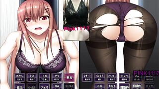 Hentai Game 如果性感OL被電梯給夾住了 小遊戲 試玩 01