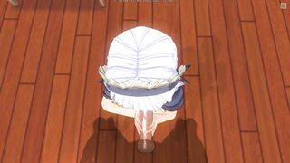 3D HENTAI the Maid Asked to Feed her