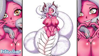 Monster Girl with Huge Tits SpeedPaint by HotaruChanART