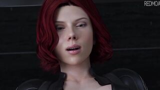 Black Widow (Natasha Romanoff) 3D Animation by Redmoa