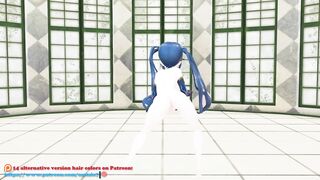 GENSHIN IMPACT MONA NUDE GHOST DANCE 3D RED HAIR COLOR EDIT SMIXIX