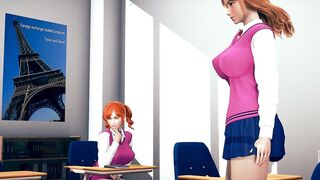 Naughty Class Room. Sexy School Girls