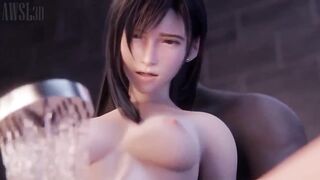 Filnal Fantasy 7 Remake : Tifa Lockhart Compilation (3D Hentai Game)