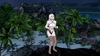 Dead or Alive Xtreme Venus Vacation Marie Rose Rock Climbing Swimsuit Mod Fanservice Appreciation