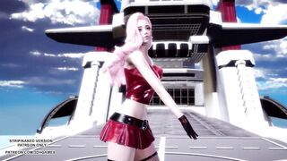[MMD] CLC - Helicopter Ahri Akali Kaisa Seraphine Sexy Kpop Dance League of Legends KDA