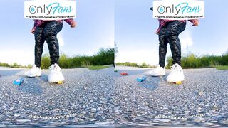 VR 3D Shoeplay Dangling Dipping Crush Girl Feet Socks Girl Shoes Virtual Reality VR Shoe Play Girl