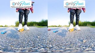 VR 3D Shoeplay Dangling Dipping Crush Girl Feet Socks Girl Shoes Virtual Reality VR Shoe Play Girl