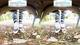 VR 3D Shoeplay Dangling Dipping Crush Girl Feet Socks Girl Shoes Virtual Reality VR Shoe Play Girl