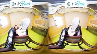 VR 3D Shoeplay Dangling Dipping Crush Girl Feet Socks Girl Shoes Virtual Reality VR Shoe Play Girl