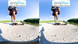 VR 3D Shoeplay Dangling Dipping Crush Girl Feet Socks Girl Shoes Virtual Reality VR Shoe Play Girl