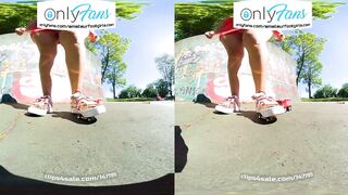 VR 3D Shoeplay Dangling Dipping Crush Girl Feet Socks Girl Shoes Virtual Reality VR Shoe Play Girl