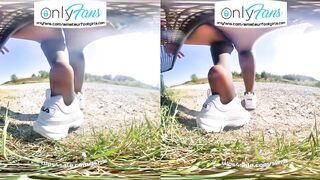 VR 3D Shoeplay Dangling Dipping Crush Girl Feet Socks Girl Shoes Virtual Reality VR Shoe Play Girl