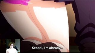I jerk off to hentai with schoolgirls titty fuck and dick riding