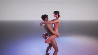Quirky girl dance and fuck animation (NEW Wildlife update)