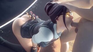 3D Compilation: Fortnite Rook Ruby Alli Harley Quinn Blowjob Deepthroat Dick Ride Doggystyle Fuck