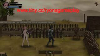 Pink haired girl having sex with soldiers in Succubus guild new hentai game video