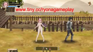 Pink haired girl having sex with soldiers in Succubus guild new hentai game video