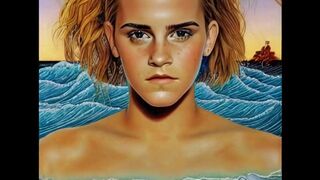 psychedelic tribute to EMMA WATSON - animation
