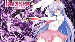 Cute lady has sex with monsters men in Reisen's action hentai gameplay