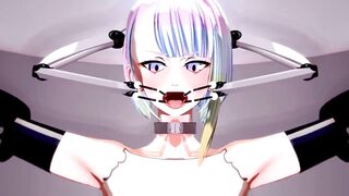 Cyberpunk: Edgerunners - Machine Slave Lucy BONDAGE BDSM FUCKING MACHINES SLAVE TRAINING