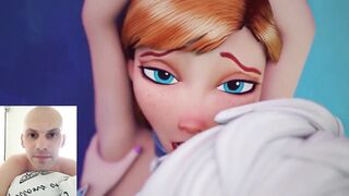 Elsa Anna Frozen sex Ice test
