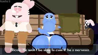 Nicole teaches Gumball how to have sex