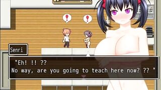 Dosukebe Chat Lady Chisato-chan [v1.7] [happypink] Sex in the school closet