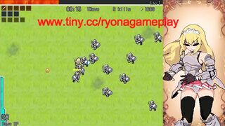 Warrior girl having sex with soldiers in Great Senka action rpg hentai game video