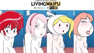 Twerk LOIS GRIFFIN Guy SAKURA HARUNO Naruto & Boruto FIONNA Adventure Time RANMA 1 2 hentai