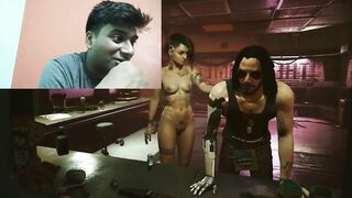 Cyberpunk 2077 Hentai Johnny Silverhand and fit girl Judy hidden sex scene